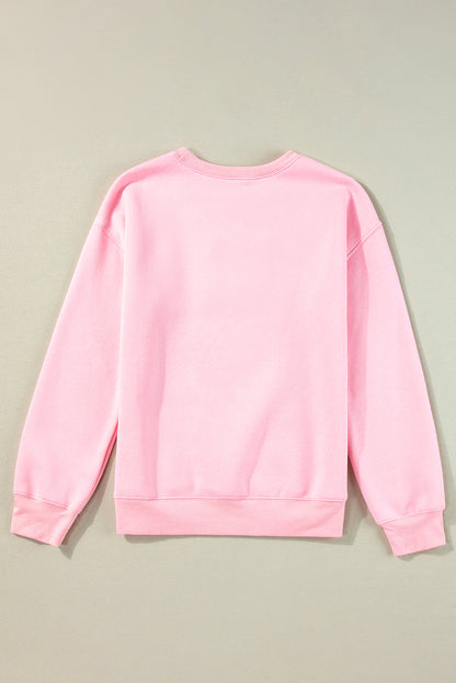 Valentine LOVER Drop Shoulder Pullover Sweatshirt