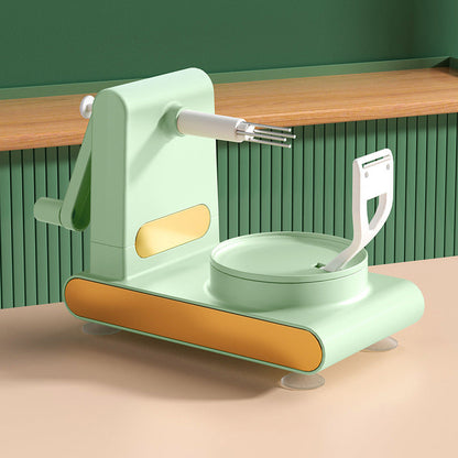Hand-Cranked Multifunctional Peeler Cutter Slicer