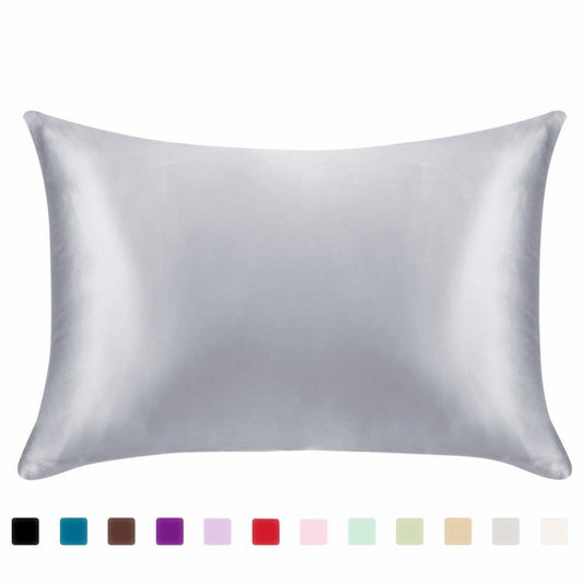 Satin Solid Color Pillowcase