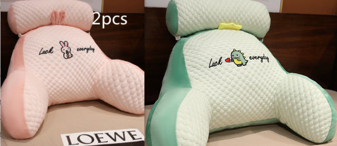 Fluffy Triangle Reading Cushion Lumbar Support