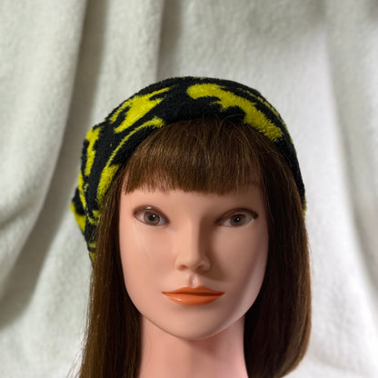 Dark Hero Fleece Slouch Beanie – Upcycled Cozy Winter Hat