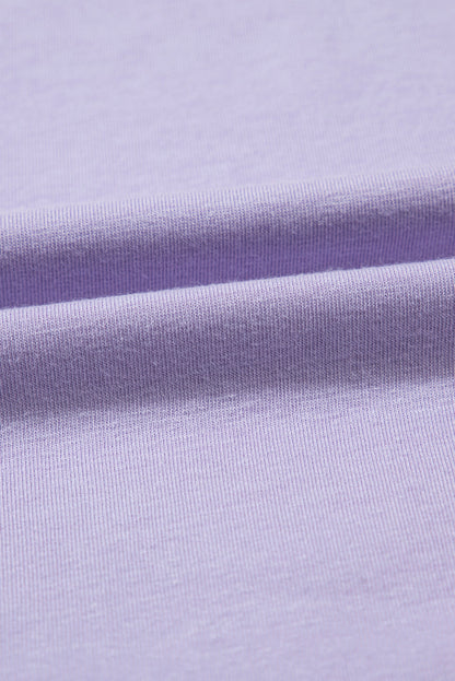 Colorblock Patchwork 3/4 Sleeve Chest Pocket T-Shirt