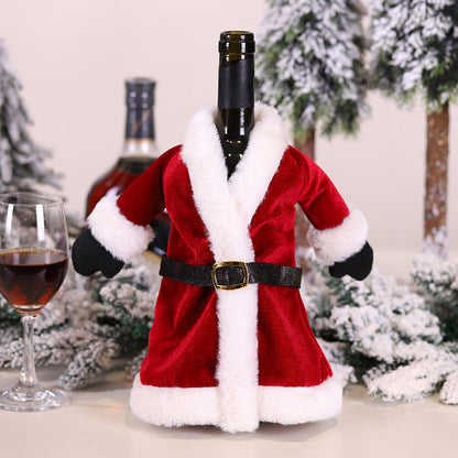 Christmas Wine Bottle Socks Decor