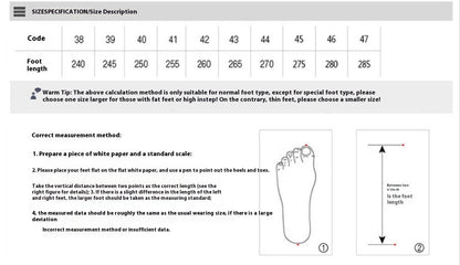 Plus Size Men's Gommino Toe Cap