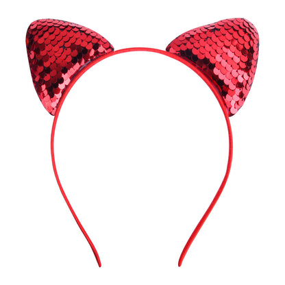 Cartoon Quicksand Headband Sweet Cat Ears