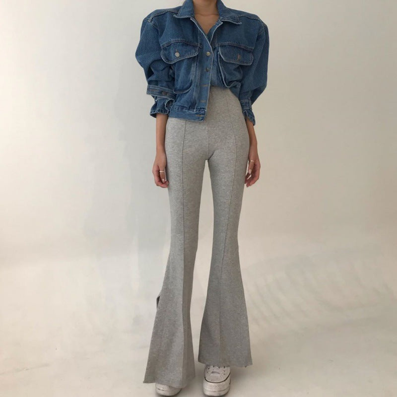 Fashion Short Personalized Denim Coat For Women