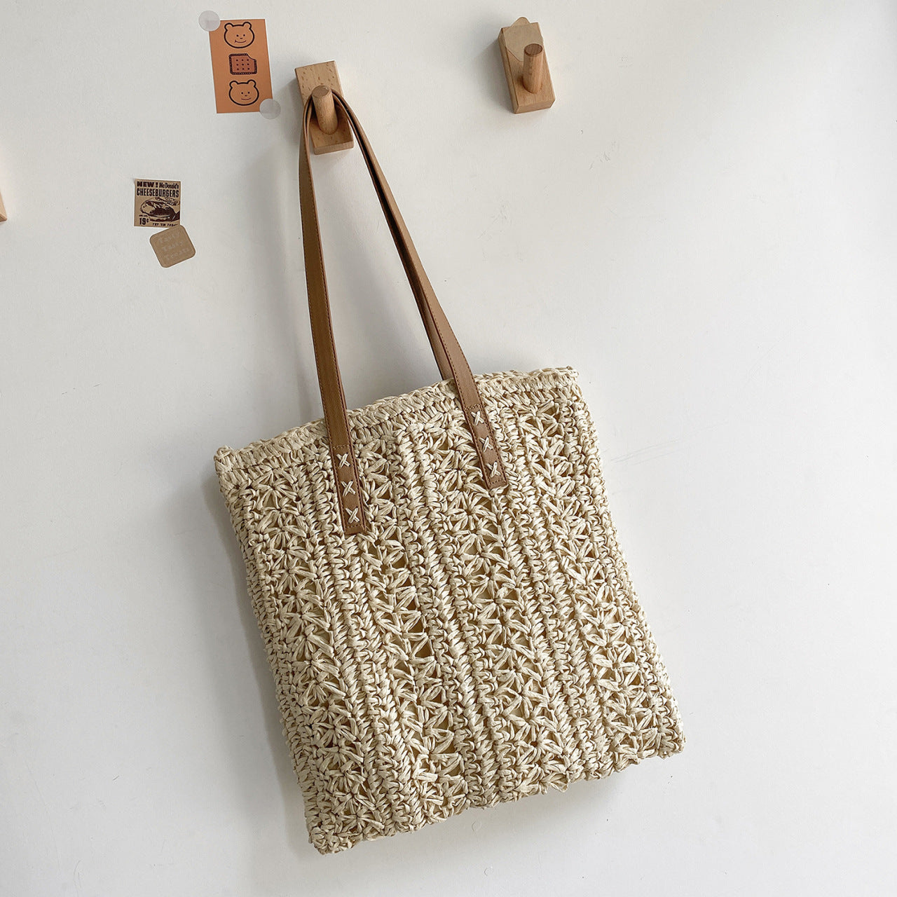 Summer Beach Straw Woven Crossbody Bag