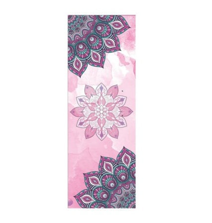 Patterned Anti-Skid Yoga Mat Towel