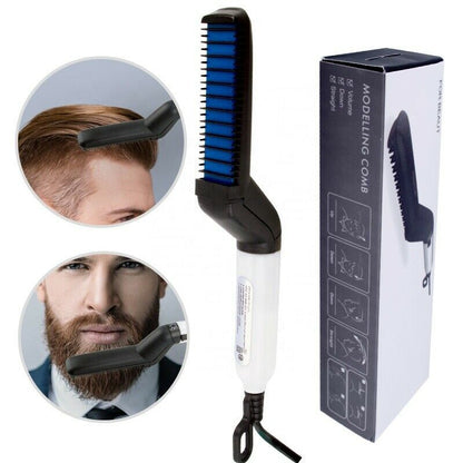 Men's Multifunctional Hair & Beard Straightener