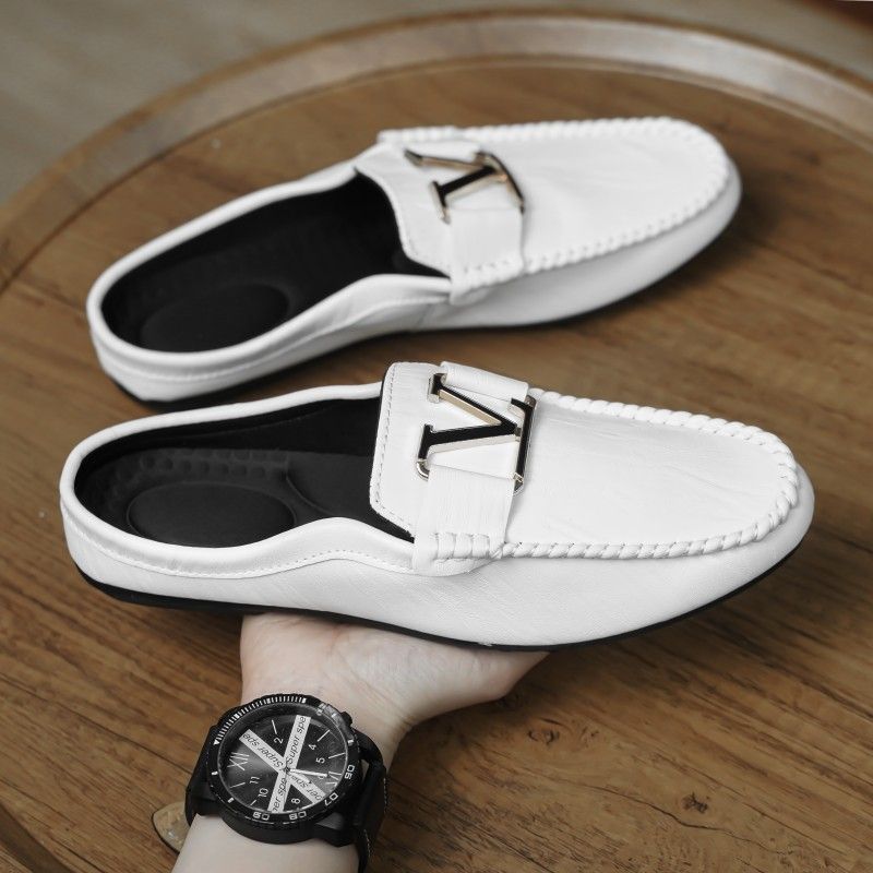 Men's Closed Toe Slip-On Leather Loafers