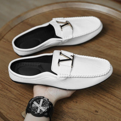 Men's Closed Toe Slip-On Leather Loafers