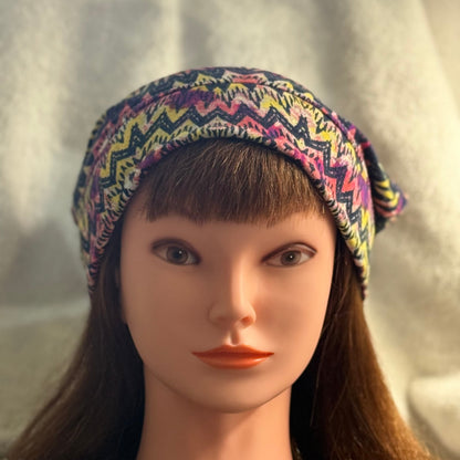 Electric Vibe Slouch Beanie – Upcycled Everyday Hat