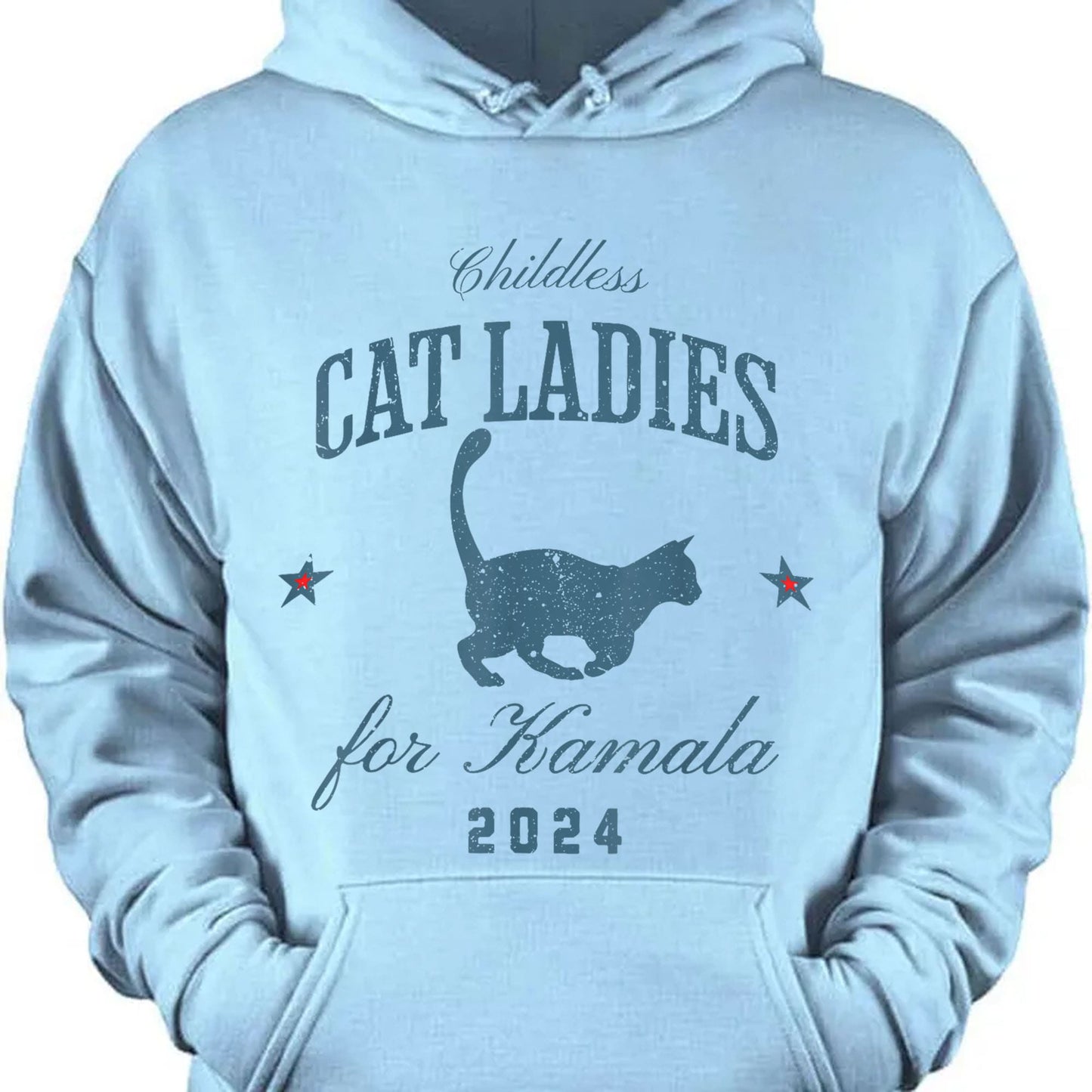 Childless Cat Ladies For Kamala Shirt | Kamala Harris 2024 Shirt | Democrat Shirt Bright T1236 - KH2