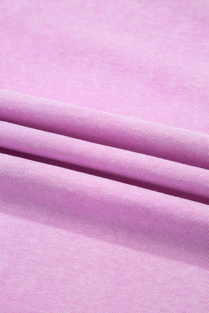 Mineral Wash Tank Top and Lined Split Skirt Set