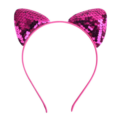 Cartoon Quicksand Headband Sweet Cat Ears