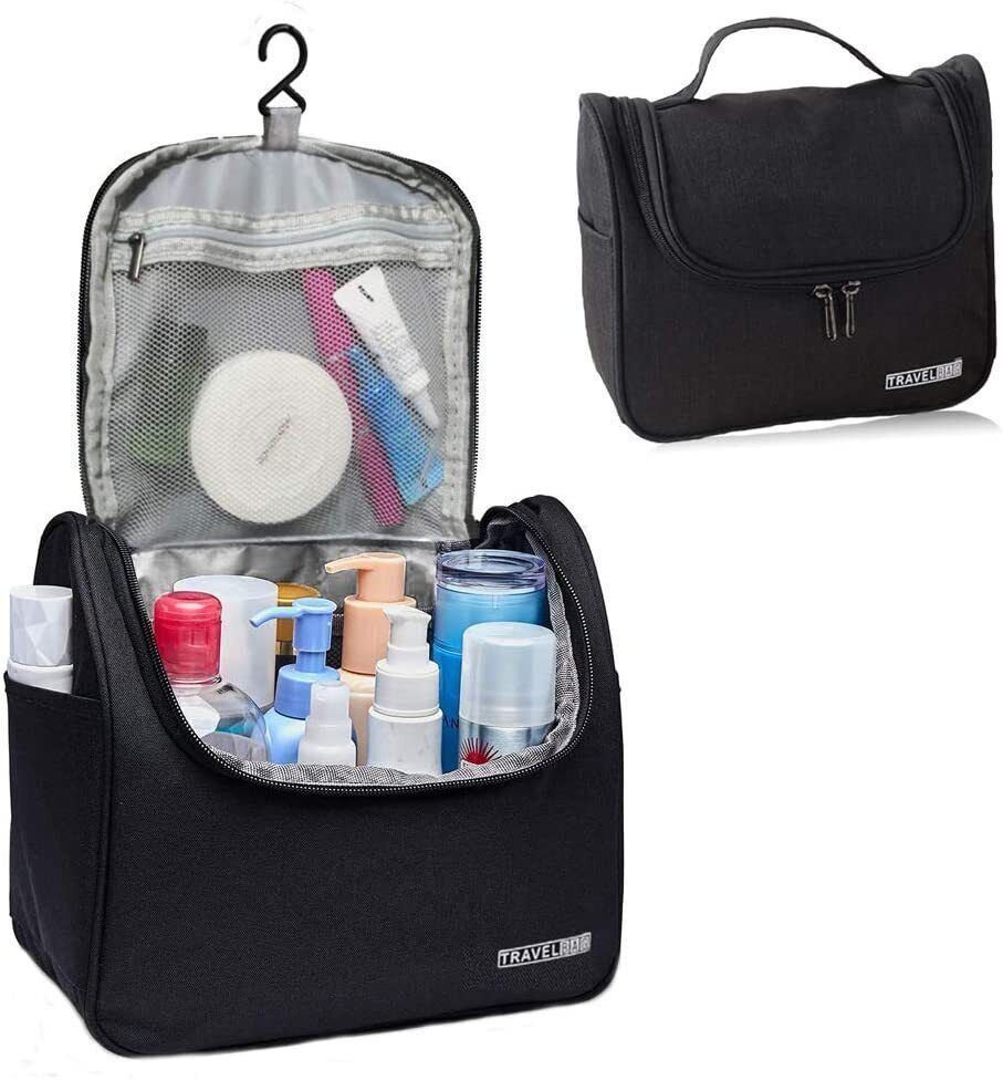 Versatile Travel Cosmetic Organizer: Makeup Case Pouch for Toiletries