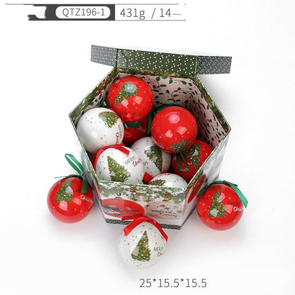 Christmas Gift Box with Tree Decoration Pendant