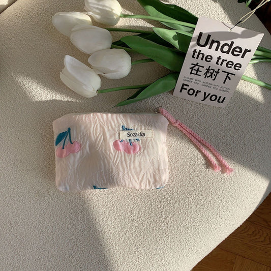 Female Cosmetic Bag Portable Coin Purse Wash Bag