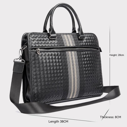 Men's Shoulder Crossbody Briefcase