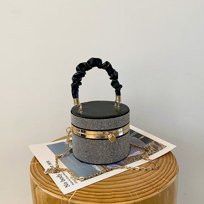 New Versatile Pleated Chain Women's Shoulder Bag