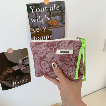 Female Cosmetic Bag Portable Coin Purse Wash Bag