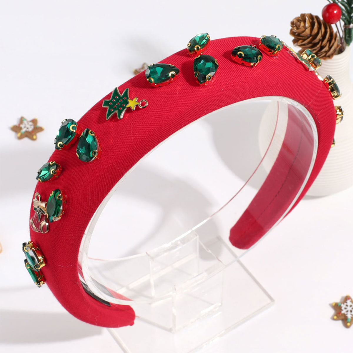 Christmas Snowflake Rhinestone Headband