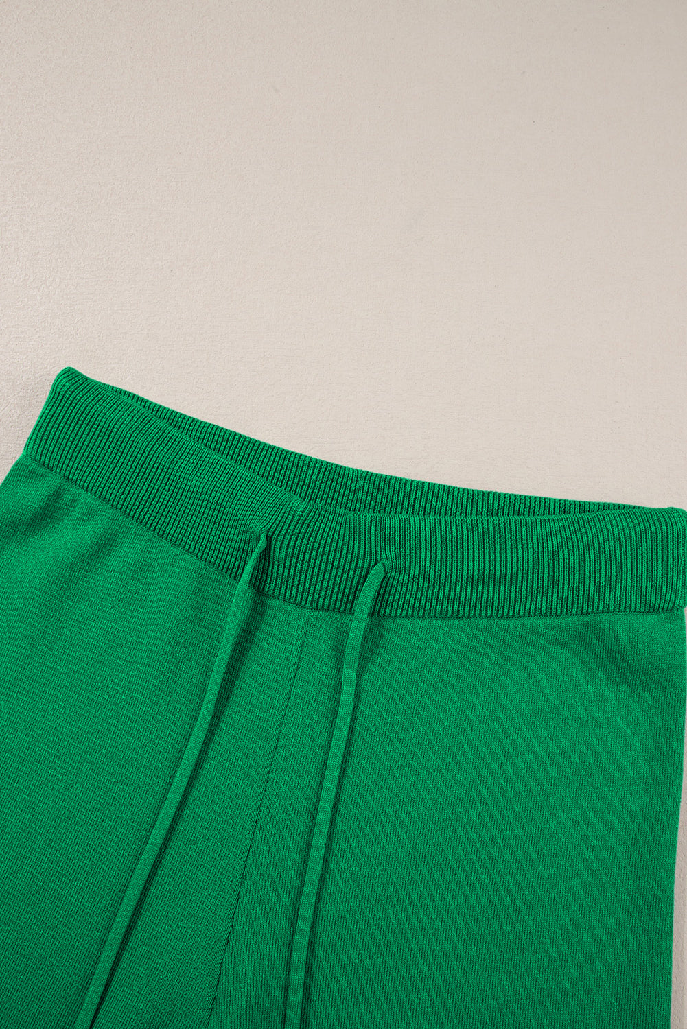 Contrast Trim Half Sleeve Top & Drawstring Pants