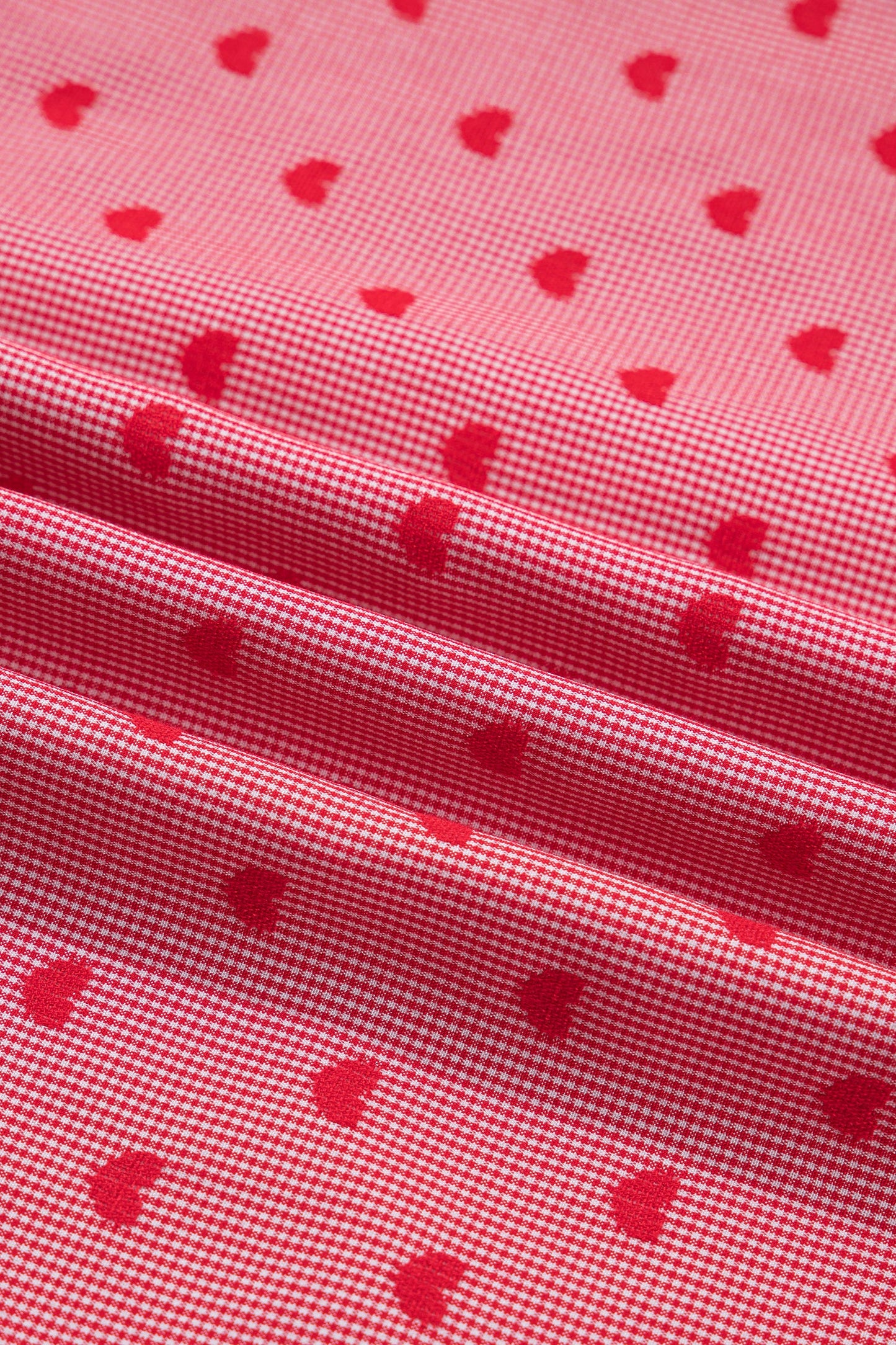 Valentine Heart Shape Loose Half Sleeve Shirt