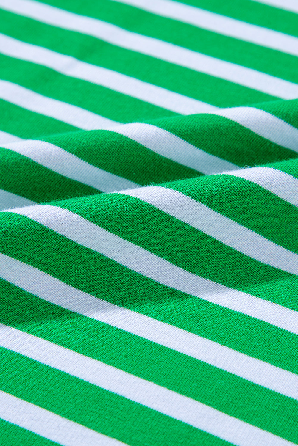 Striped Cap Sleeve Tee and Shorts Set