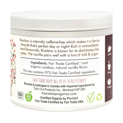 Vanilla Rooibos Herbal Tea