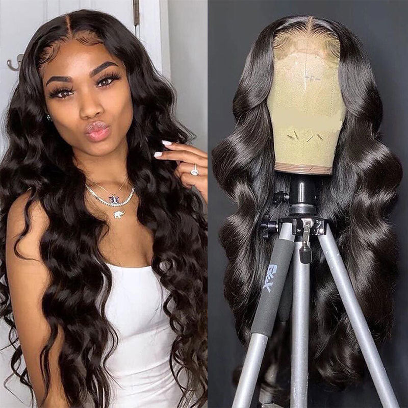 Loose Deep Wave Transparent Lace Human Hair Wig
