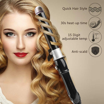 Automatic Rotating Curling Iron: Instant Heat Hair Styling