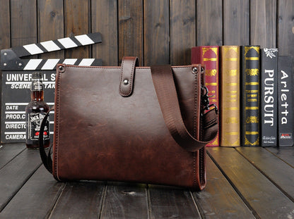 Men's Korean-Style Retro Shoulder Bag