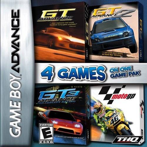 4 Games on One Game Pak: GT Advance / GT Advance 2 / GT Advance 3 / Moto GP (Gameboy Advance)