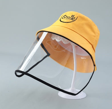 Kids Anti-Spitting Protective Hat with Dustproof Cover