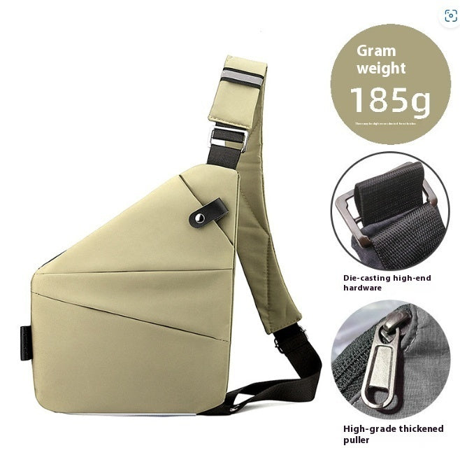 Men's Lightweight Nylon Crossbody Bag
