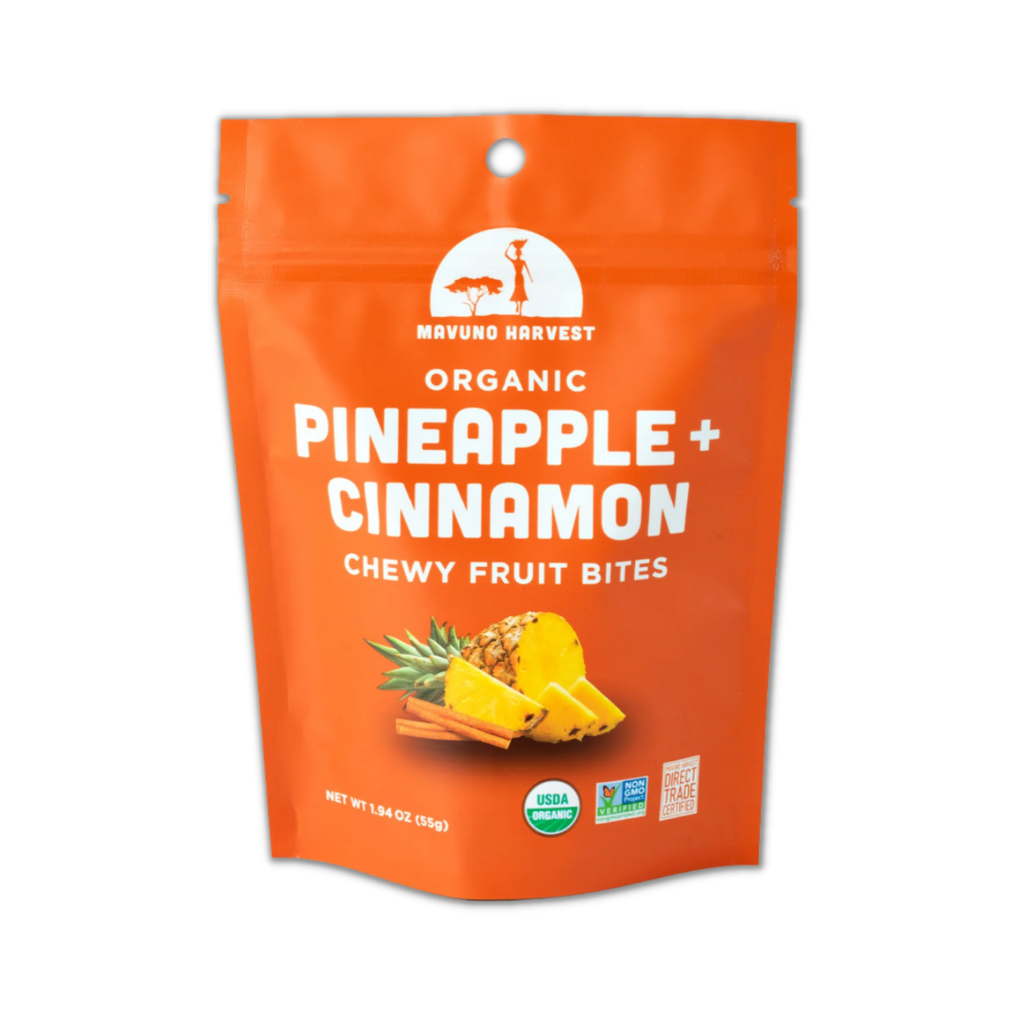 Organic Pineapple + Cinnamon Fruit Bites