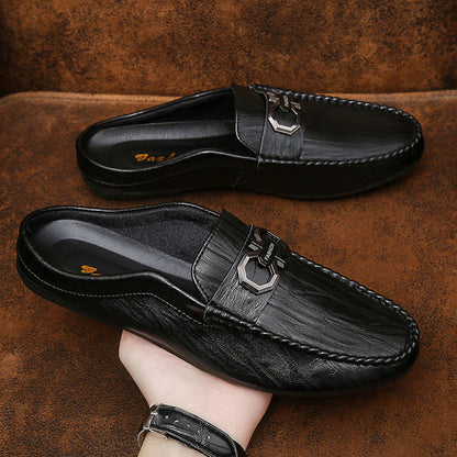 Men's Closed Toe Slip-On Leather Loafers