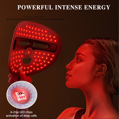 LED Face Mask – Red Light Therapy Facial Care Tool