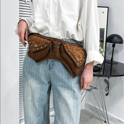 Vintage Waist Chest Crossbody Bag