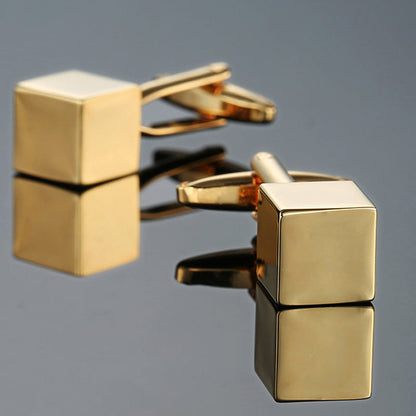 Vintage Pattern Cube Cufflinks