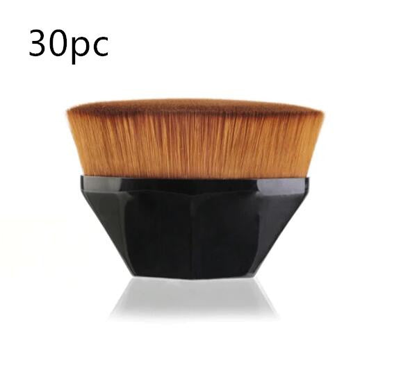 Flat Foundation Brush Kit: BB Cream, Loose Powder