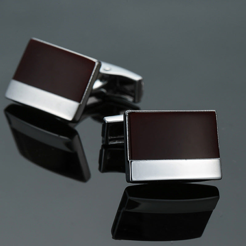 Vintage Pattern Cube Cufflinks