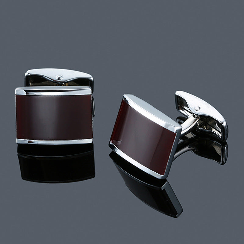 Vintage Pattern Cube Cufflinks