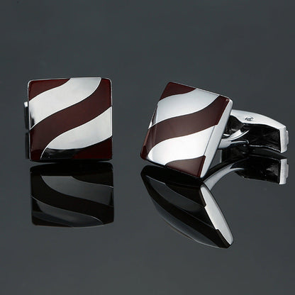 Vintage Pattern Cube Cufflinks