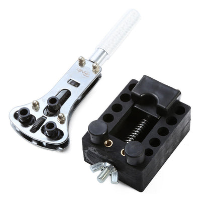 13pcs Watch Repair Tool Kit with Case Opener & Spring Bar Remover