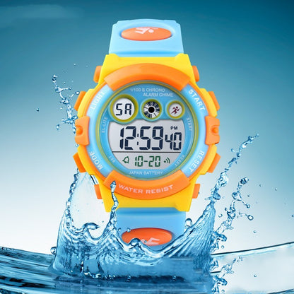 Colorful Transparent Student Electronic Watch