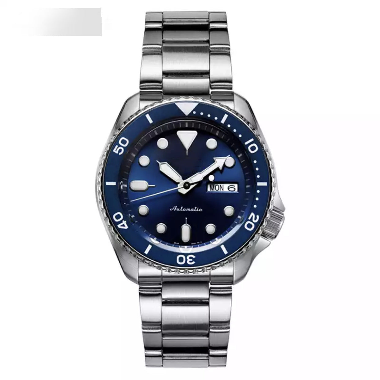 Men's Casual Quartz Watch with Spiral Crown and Folding Buckle