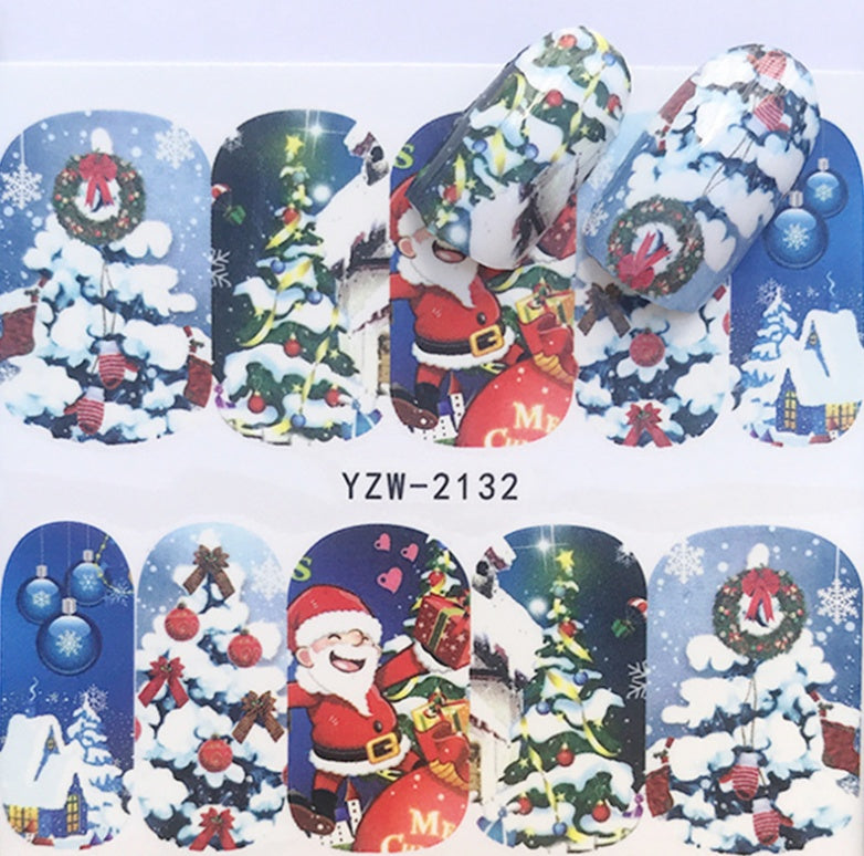 Christmas Water Transfer Nail Stickers