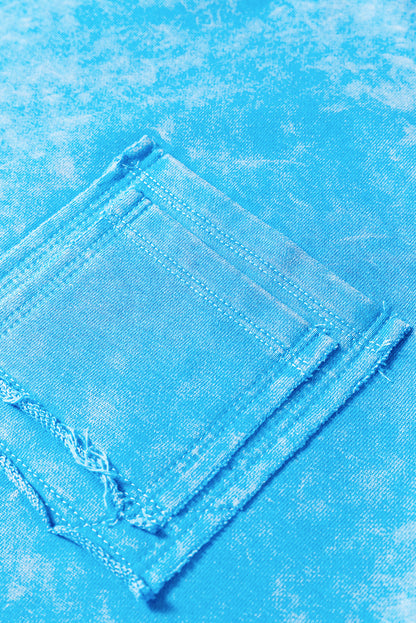 Mineral Wash Reverse Seam Patch Pocket Sweatshirt